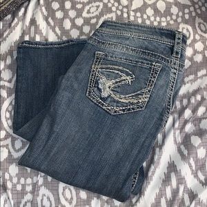 Silver jeans